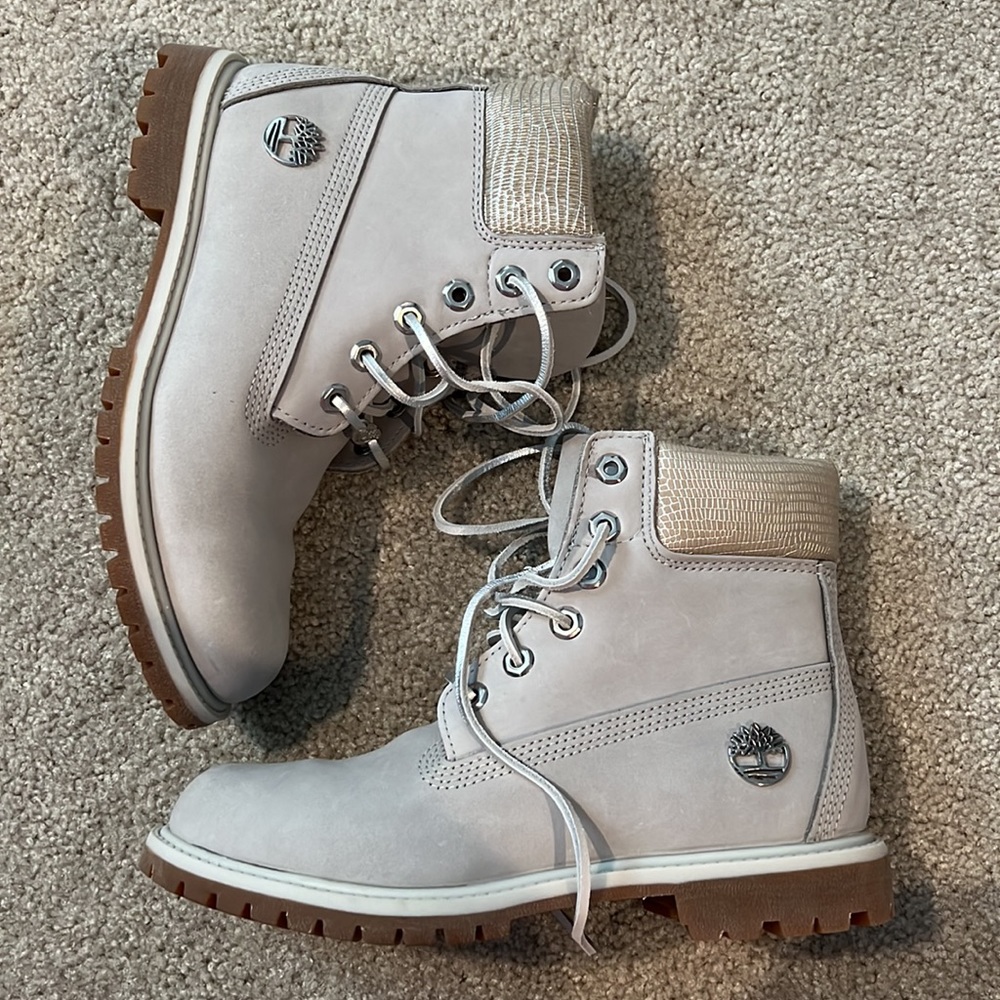 Timberland Grey Silver Boots